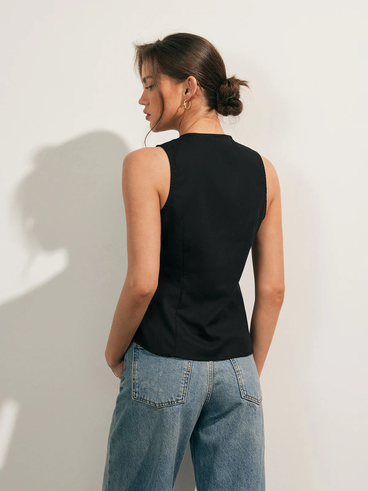 Tailored Buttoned Waistcoat