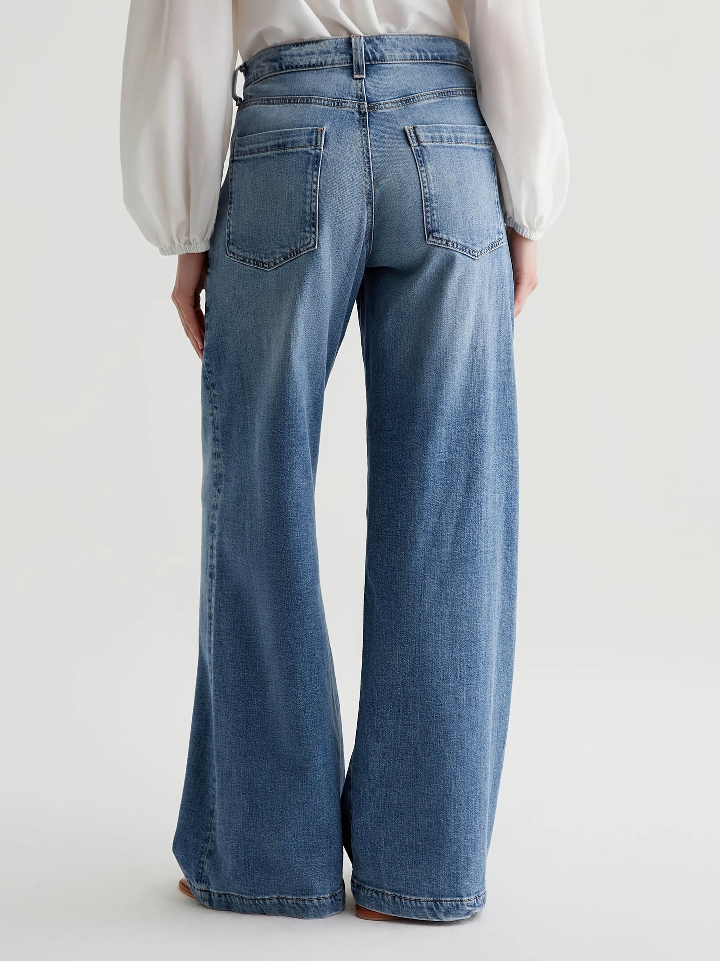 Classic High-Rise Wide-Leg Jeans