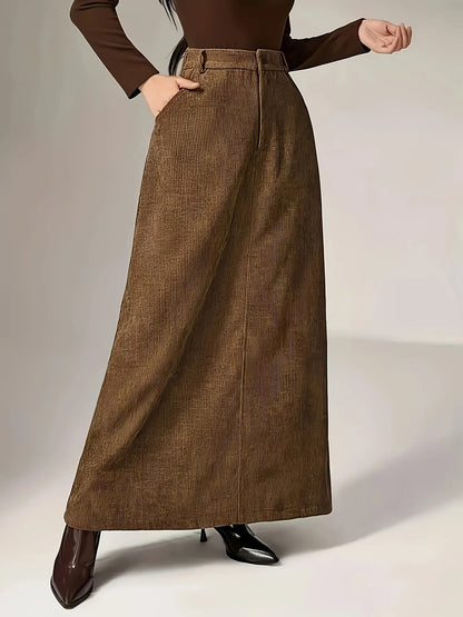 Corduroy Maxi Skirt