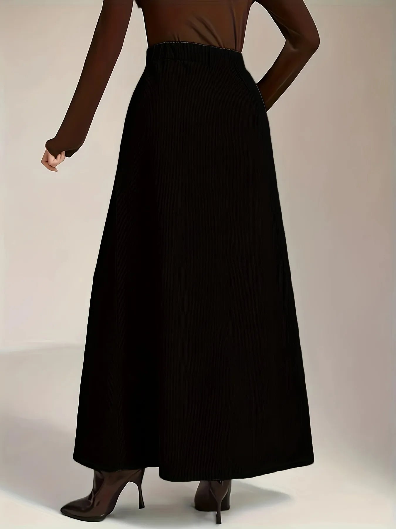 Corduroy Maxi Skirt
