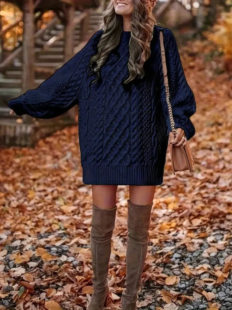 Diamond Knit Acetate Blend Pullover