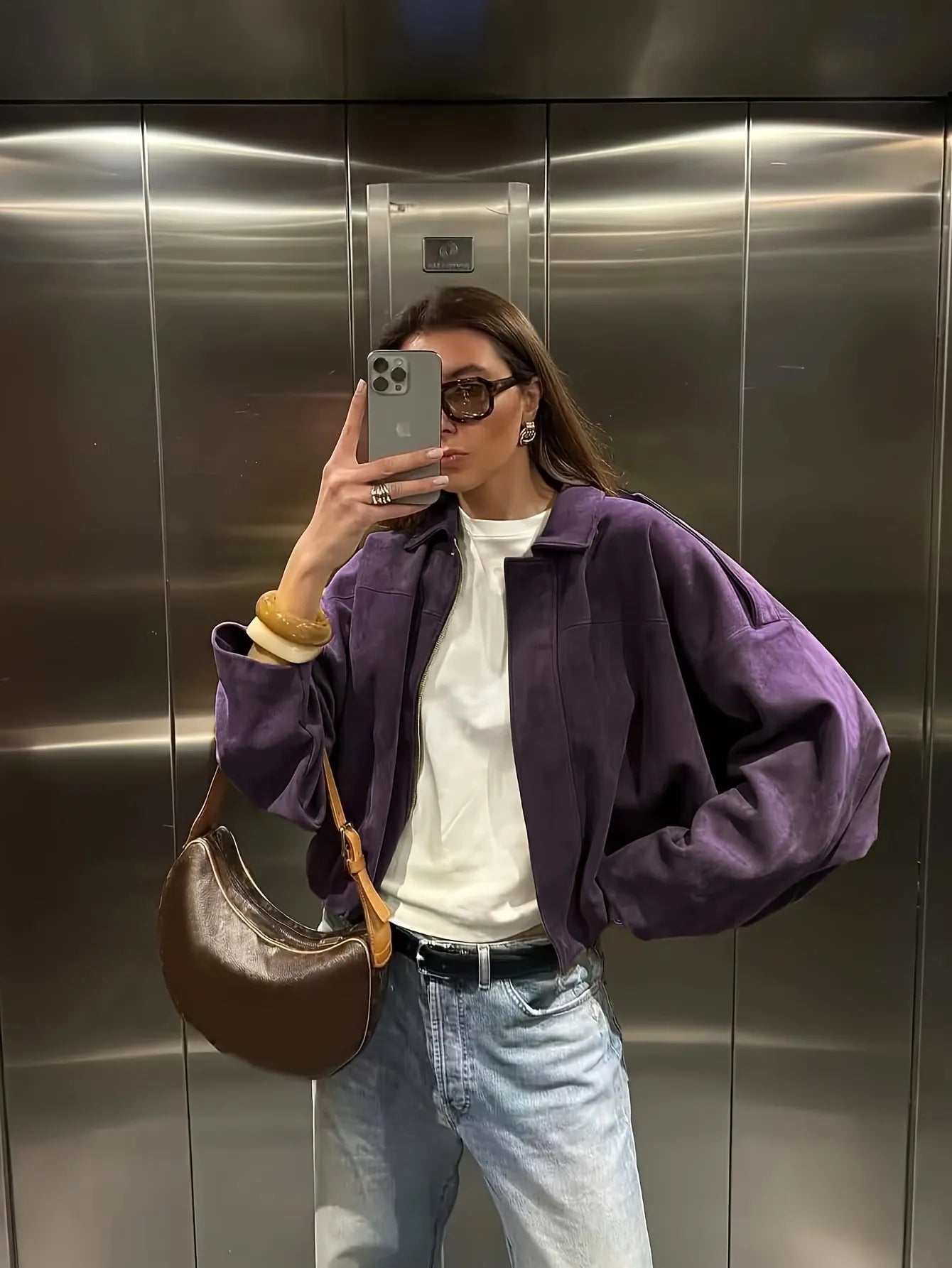 Heritage Suede Effect Jacket