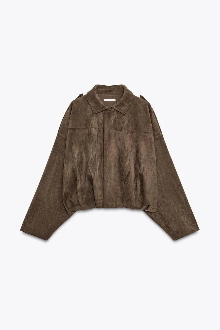 Heritage Suede Effect Jacket