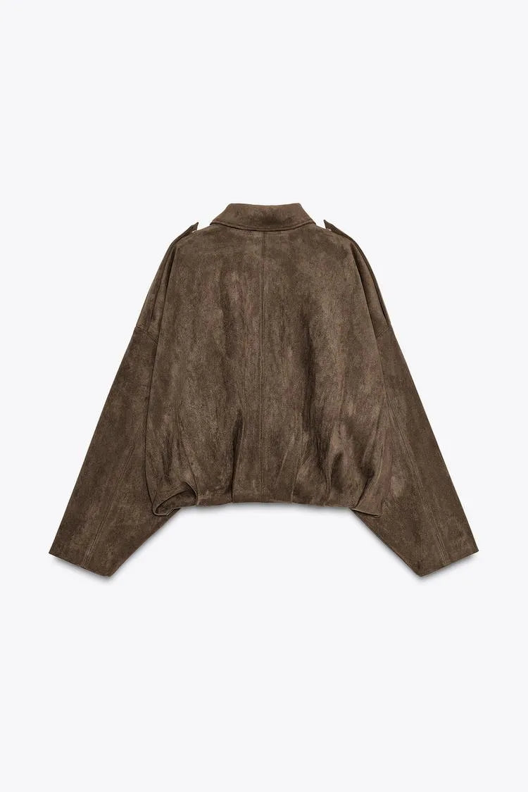 Heritage Suede Effect Jacket