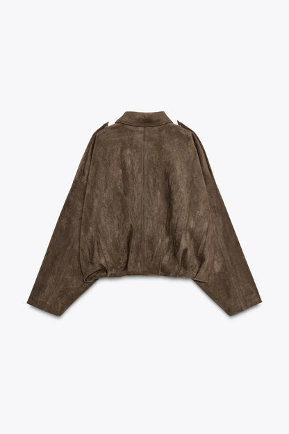 Heritage Suede Effect Jacket