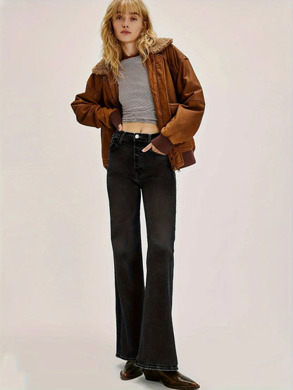 High-Rise Flared Jeans