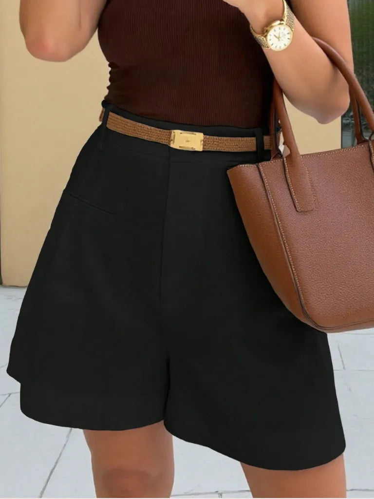 High Waist Wide Leg Shorts