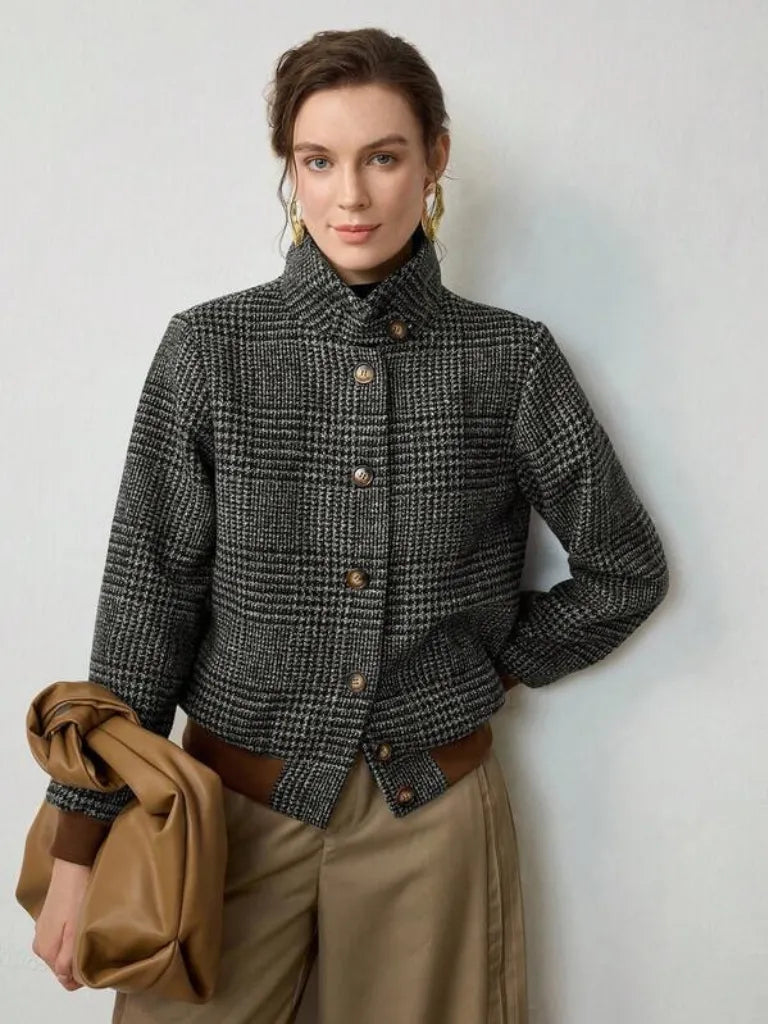 Plaid Tweed Women’s Blazers