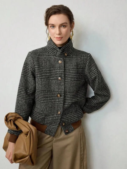 Plaid Tweed Women’s Blazers