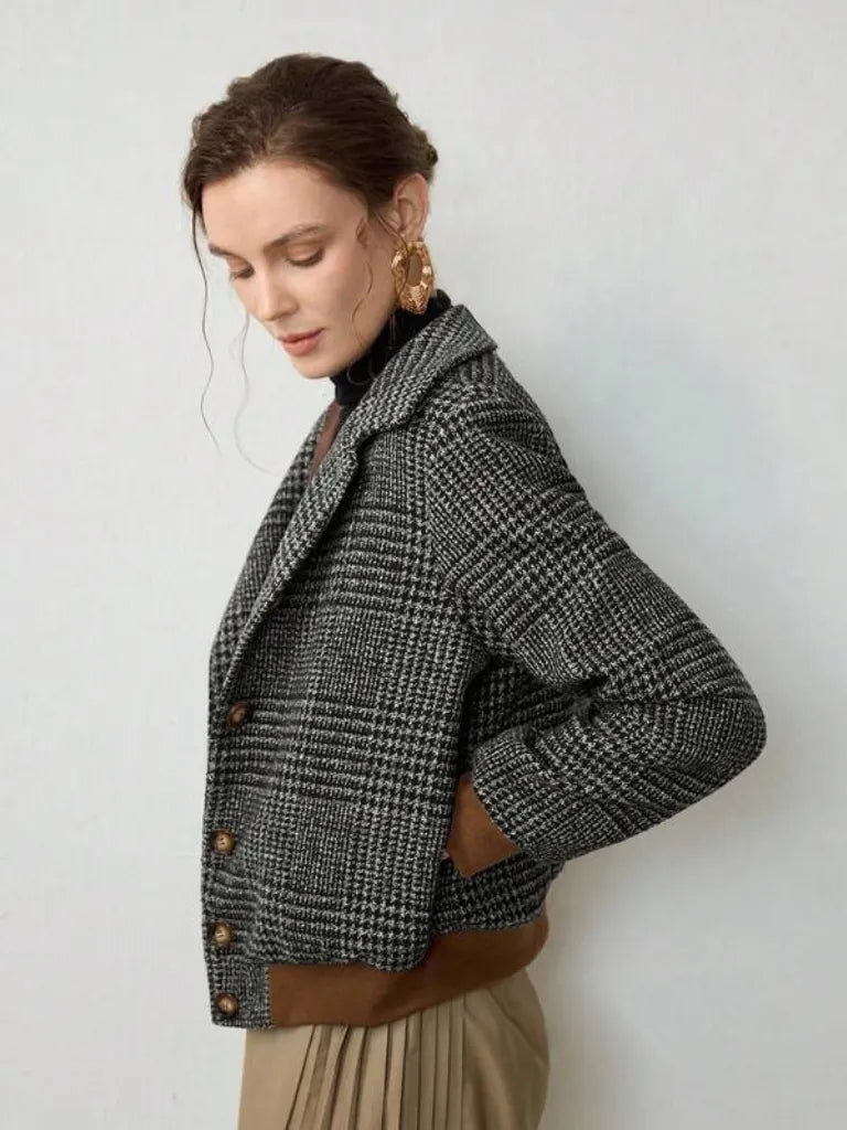 Plaid Tweed Women’s Blazers