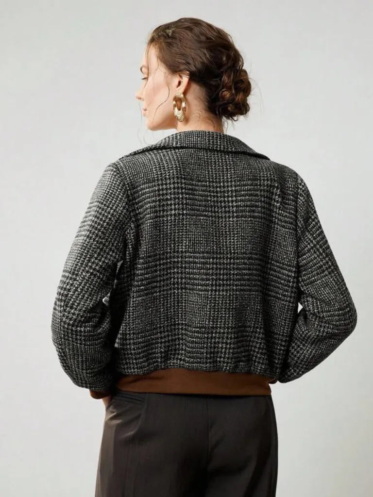 Plaid Tweed Women’s Blazers