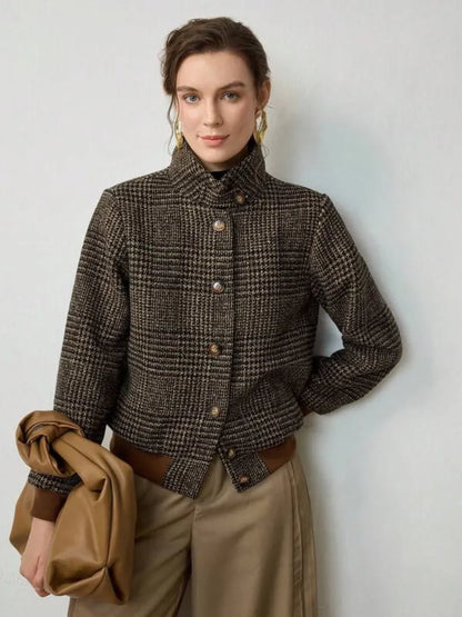 Plaid Tweed Women’s Blazers