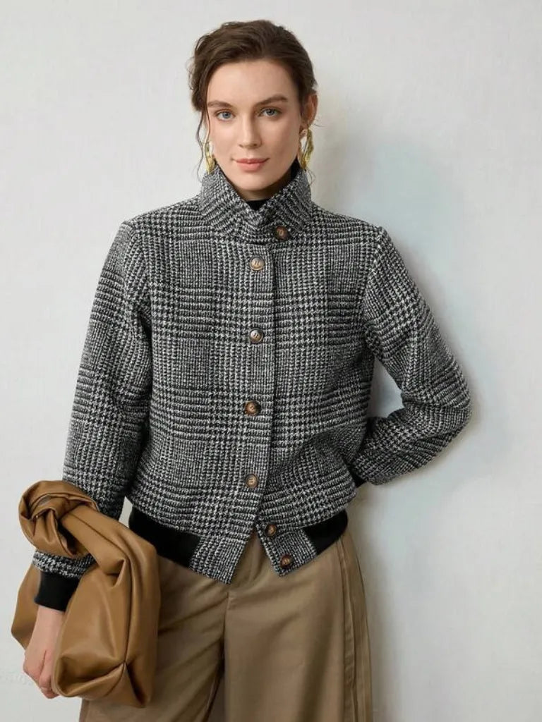 Plaid Tweed Women’s Blazers