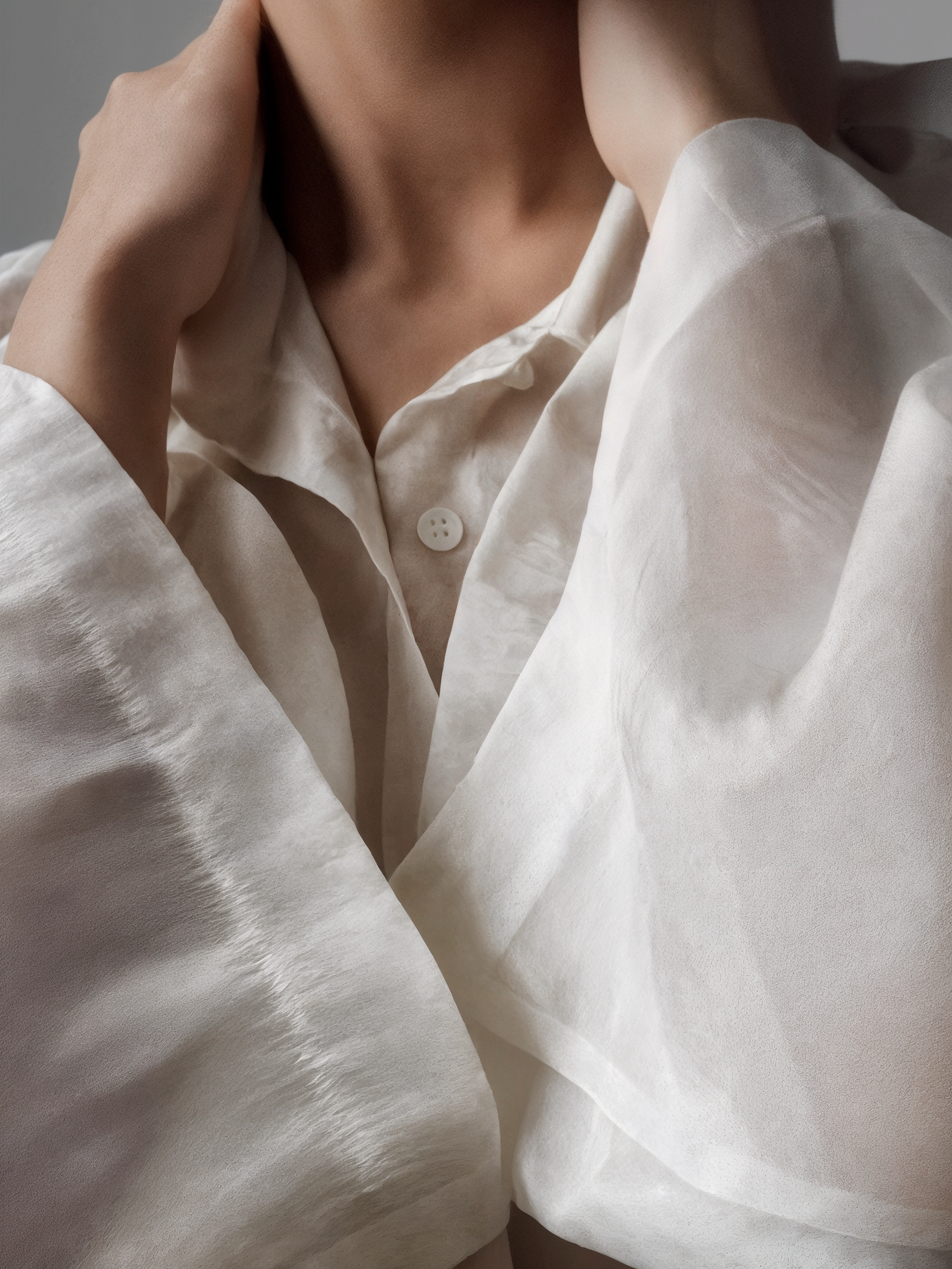 Silk-Blend Chiffon Blouse