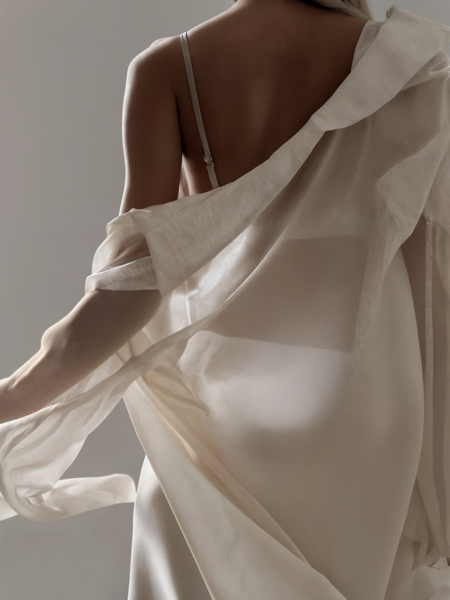 Silk-Blend Chiffon Blouse