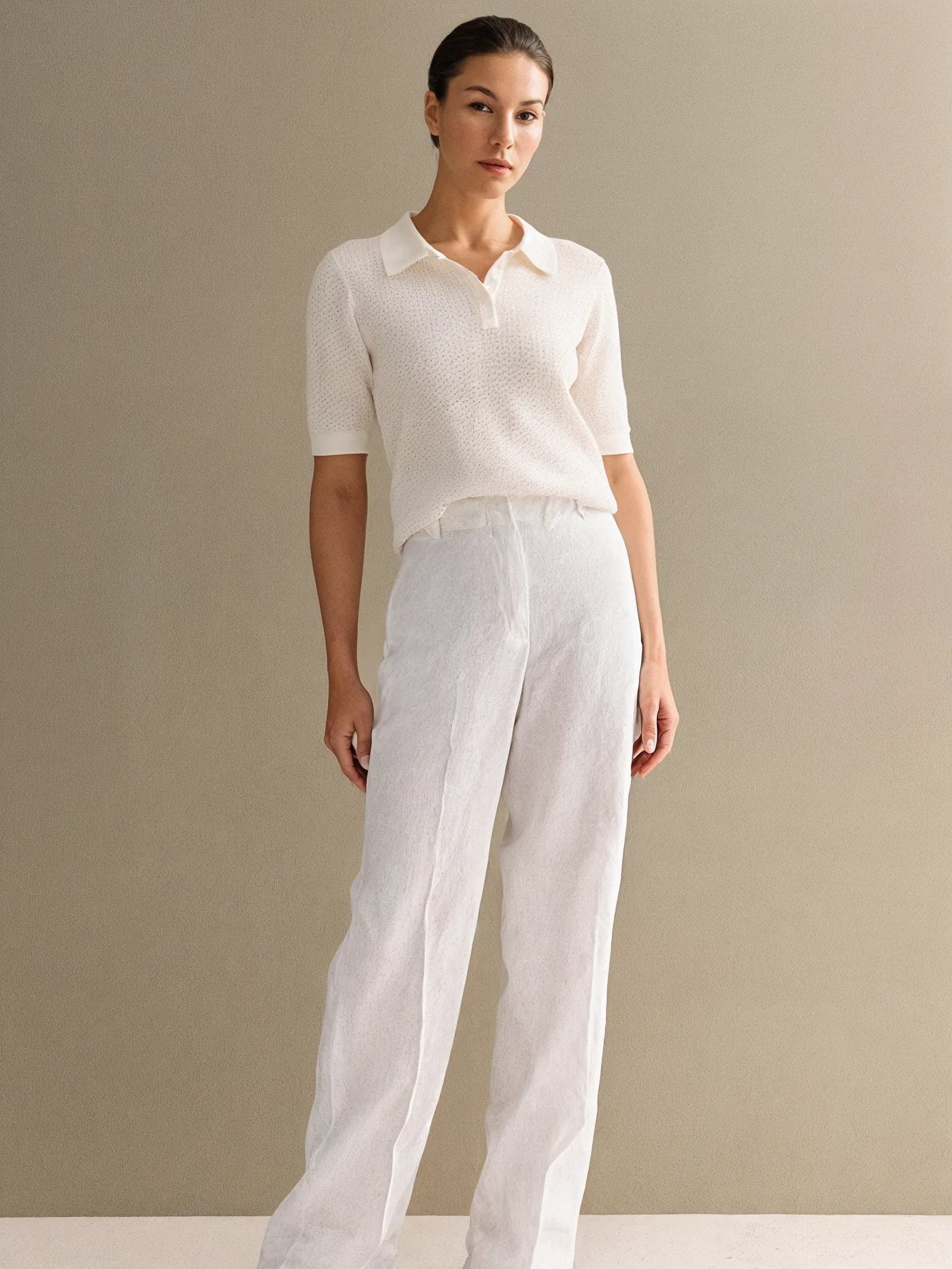 Soft-Knit Polo T-Shirt