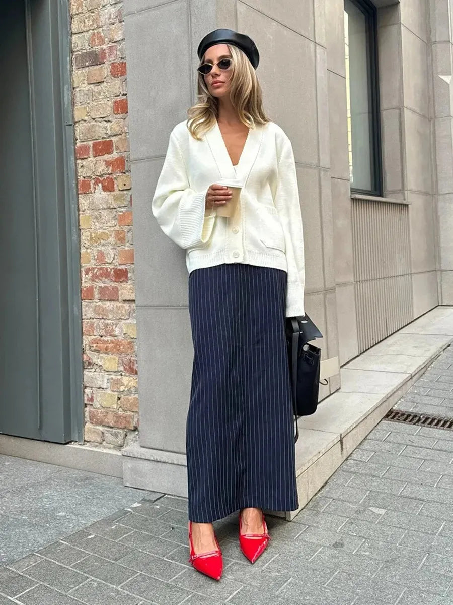 Soft Knit V-Neck Cardigan