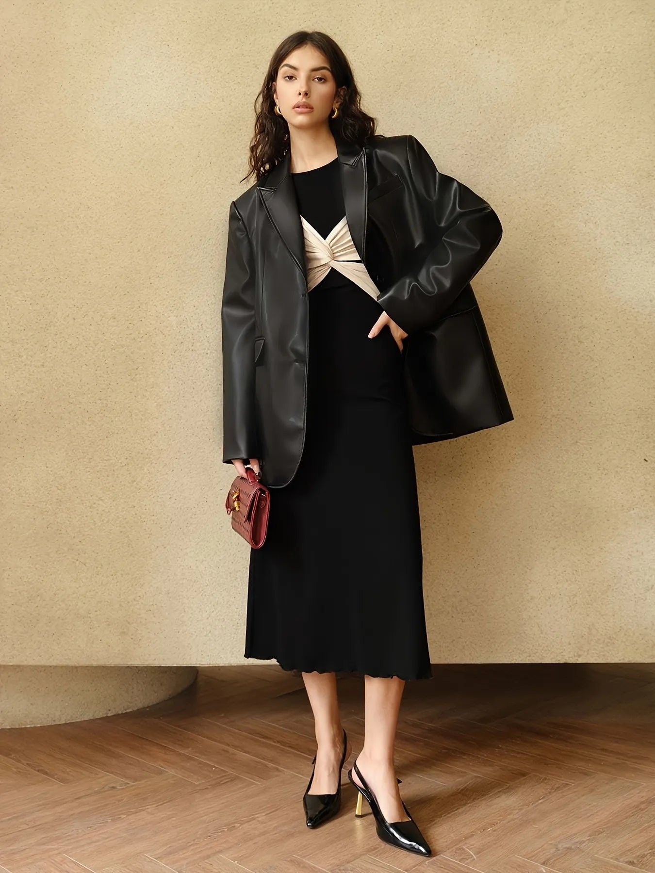 Stretch Knit Butterfly Dress