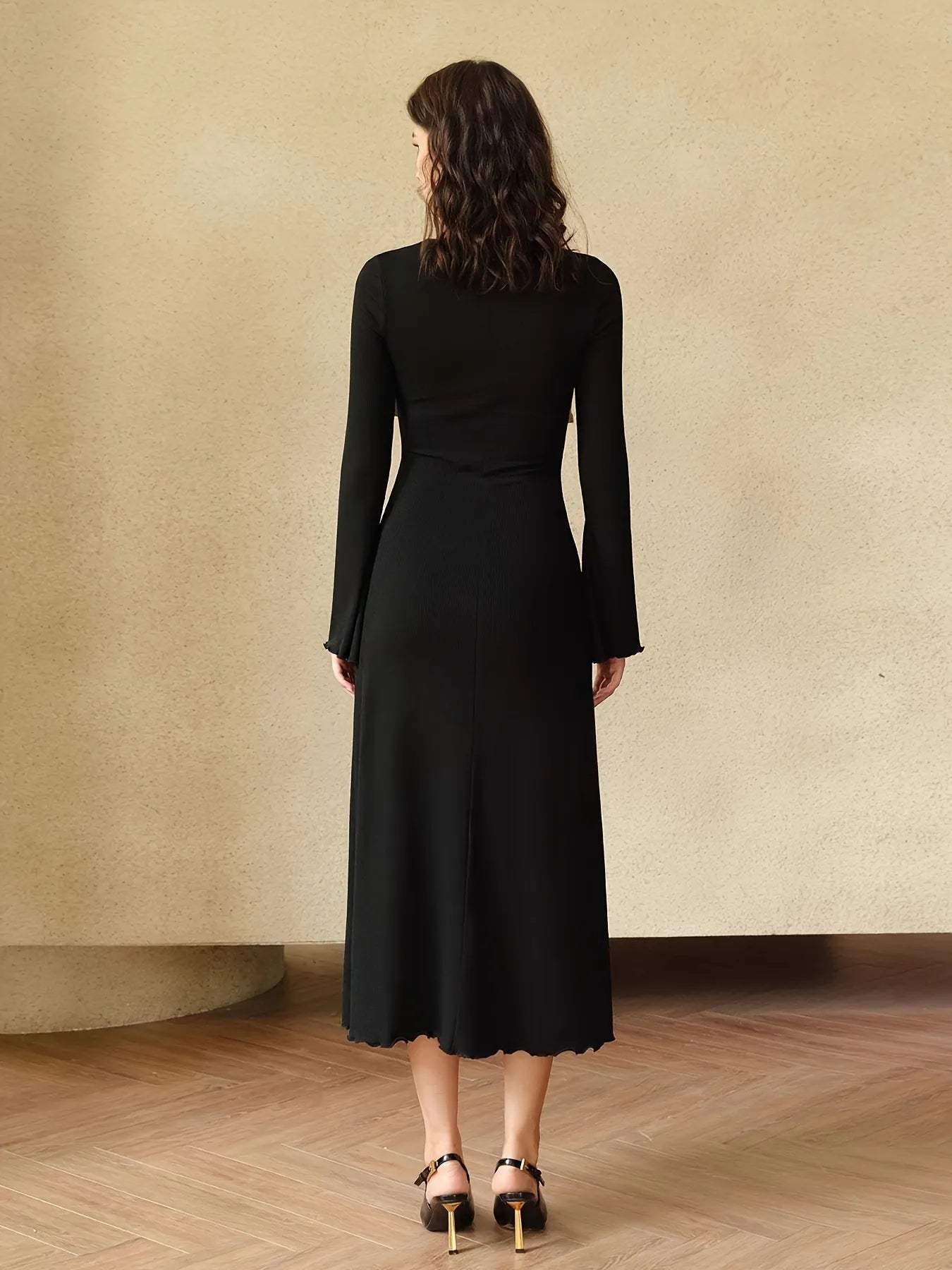 Stretch Knit Butterfly Dress