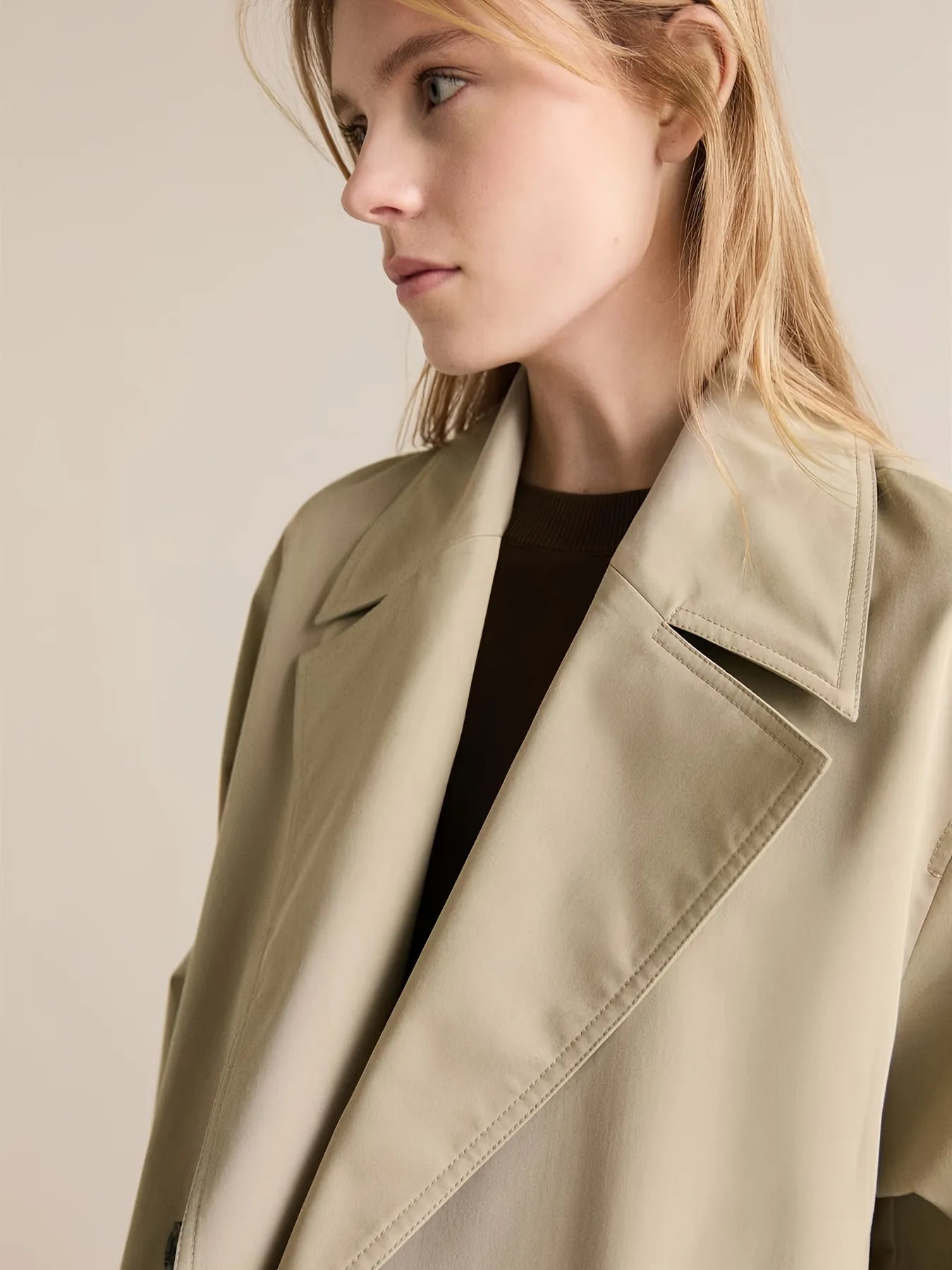 Tailored Longline Trench Coat
