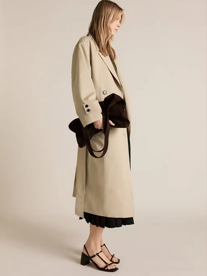 Tailored Longline Trench Coat