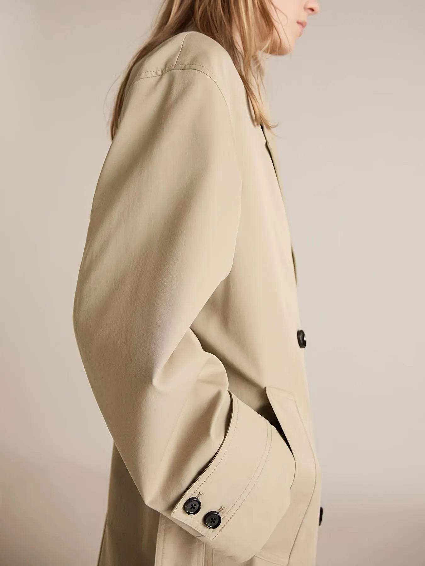 Tailored Longline Trench Coat