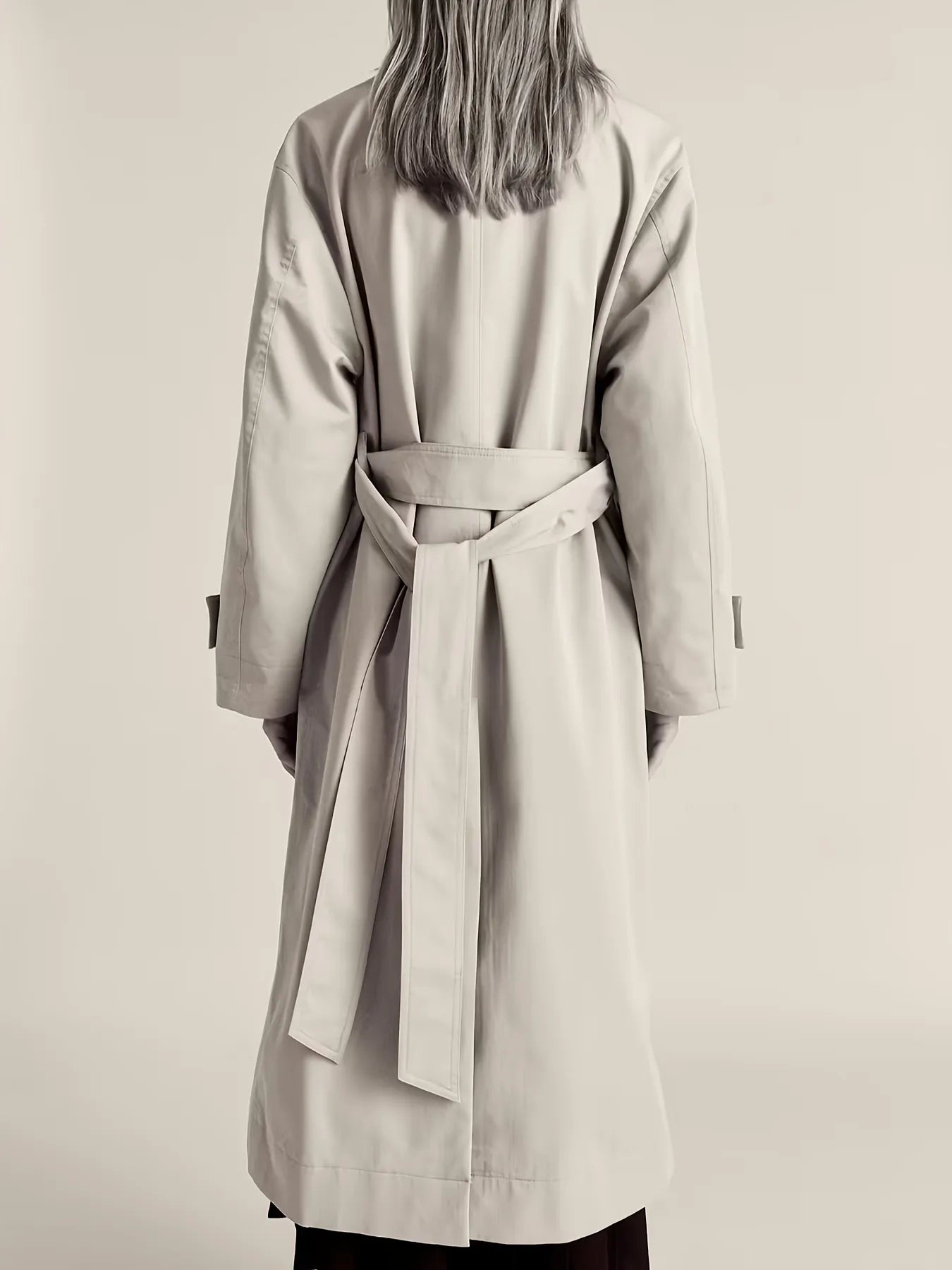 Tailored Longline Trench Coat