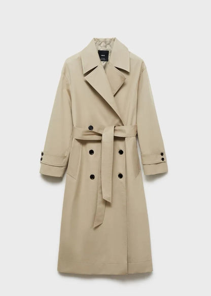 Tailored Longline Trench Coat