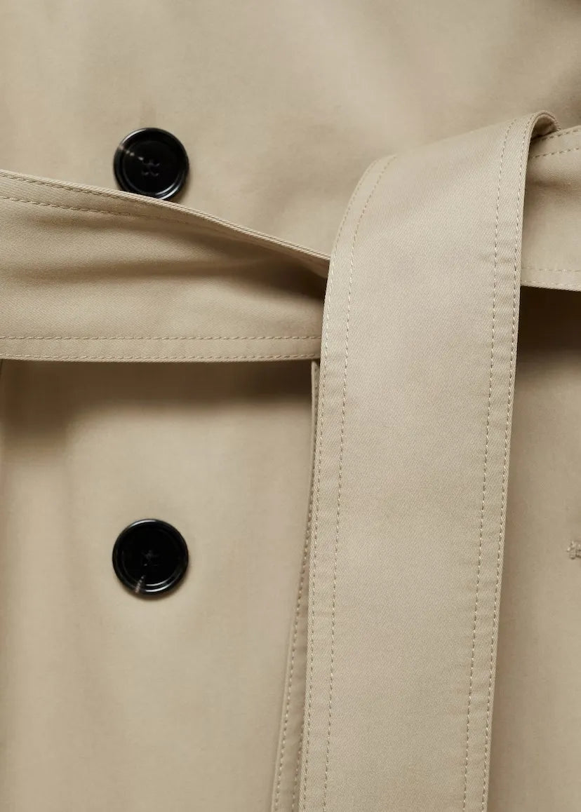 Tailored Longline Trench Coat