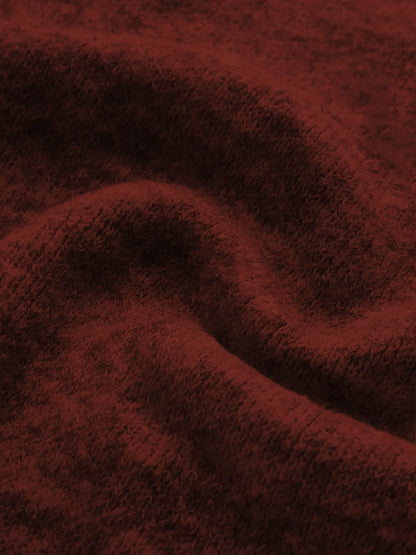 Close-up of dark red fabric texture