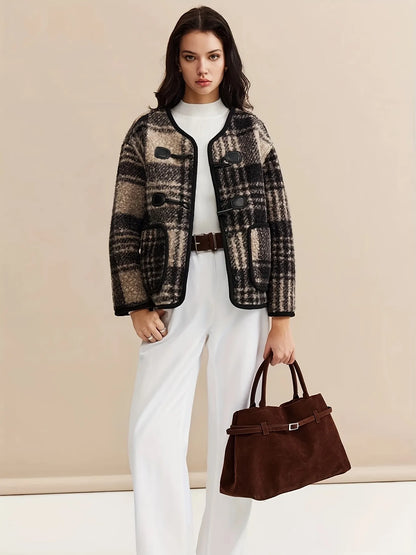 Tweed H-Shape Jacket