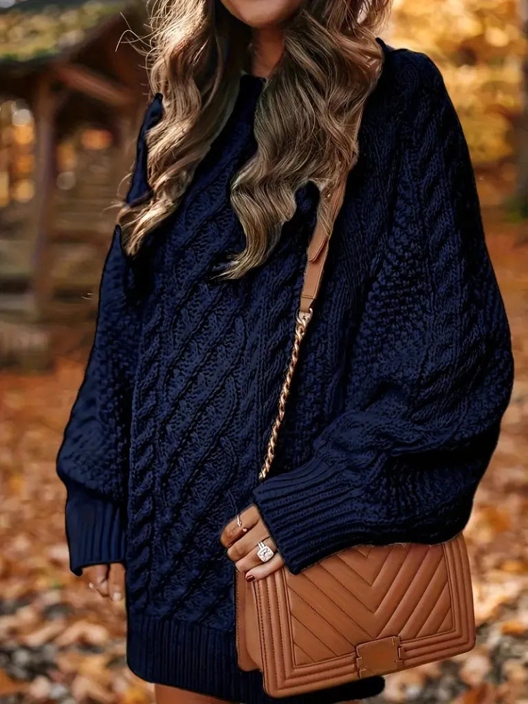 [BUY 1 GET 2] Twist-Knit Hooded Sweater