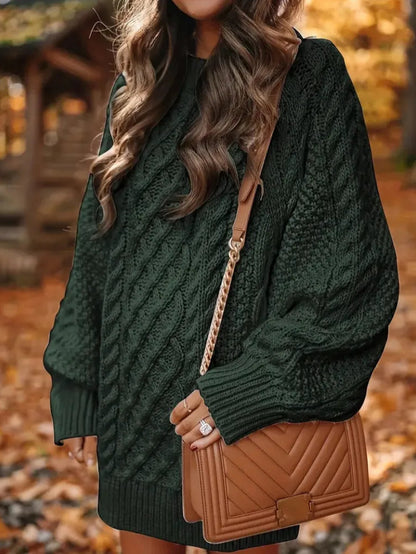 [BUY 1 GET 2] Twist-Knit Hooded Sweater