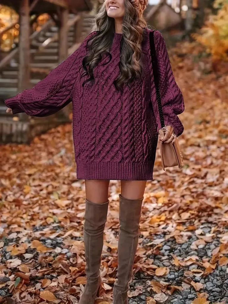 [BUY 1 GET 2] Twist-Knit Hooded Sweater