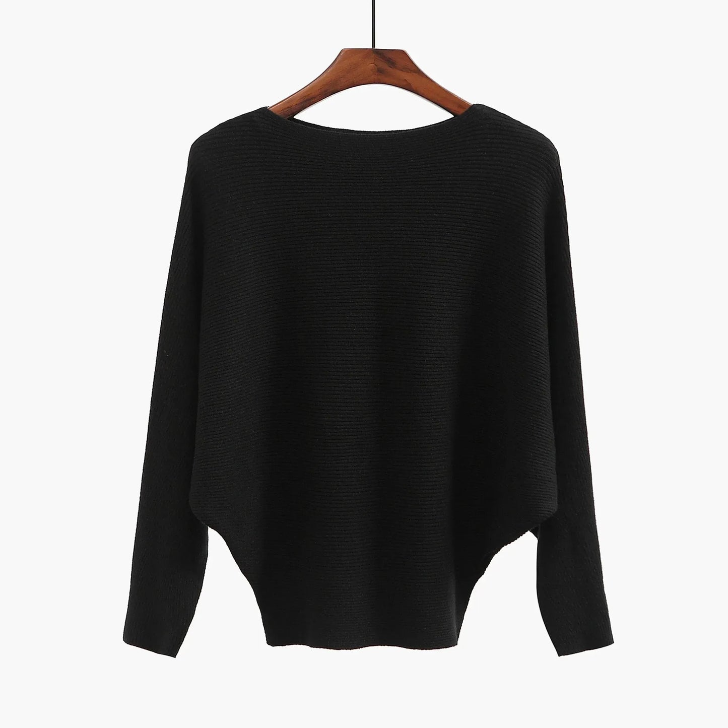 Women’s Wide Neck Relaxed Knit Jumper