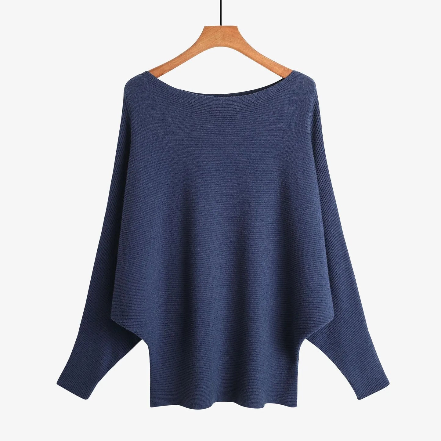 Women’s Wide Neck Relaxed Knit Jumper