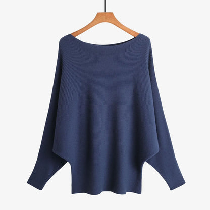 Women’s Wide Neck Relaxed Knit Jumper