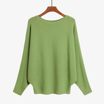 Women’s Wide Neck Relaxed Knit Jumper