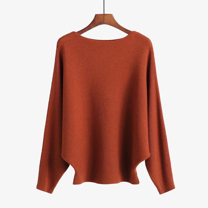 Women’s Wide Neck Relaxed Knit Jumper