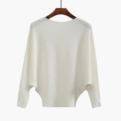 Women’s Wide Neck Relaxed Knit Jumper