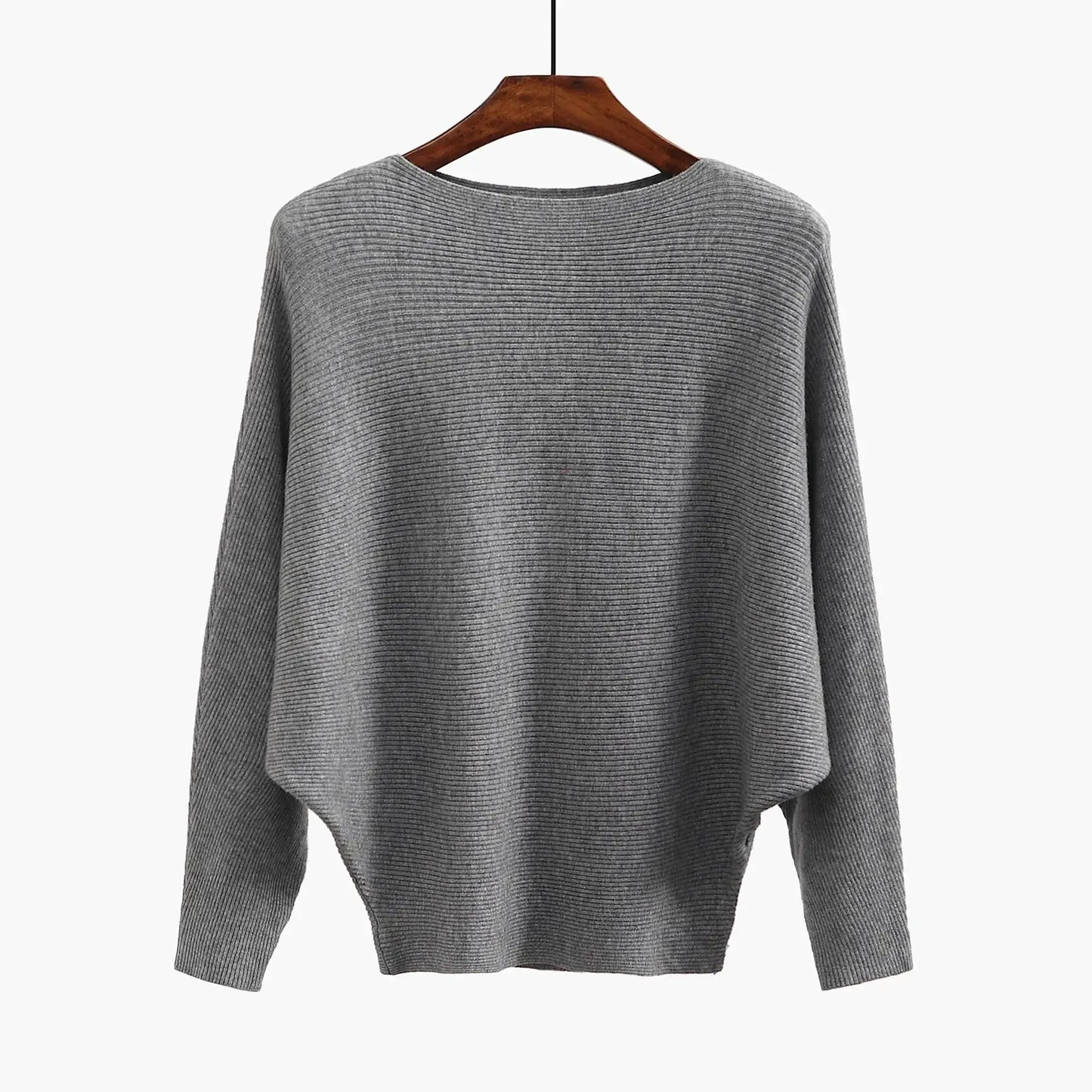 Women’s Wide Neck Relaxed Knit Jumper