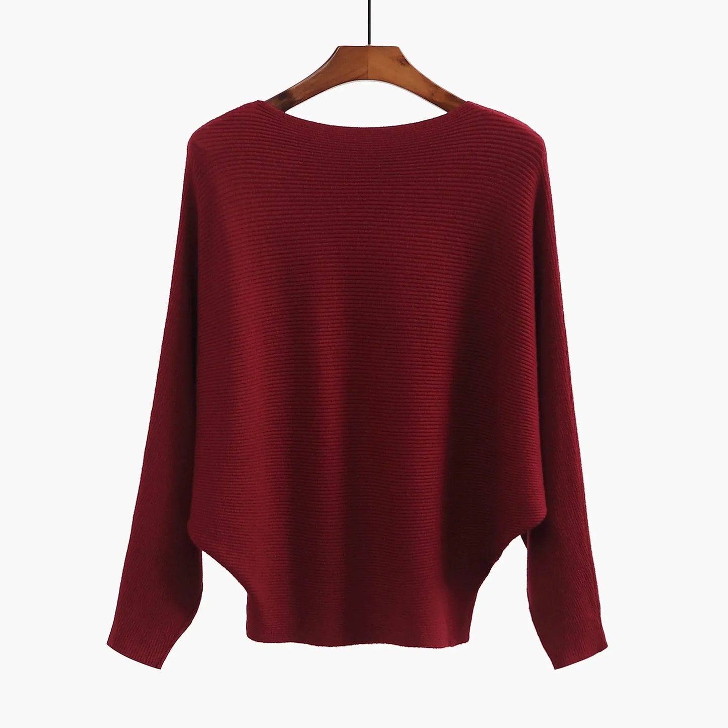 Women’s Wide Neck Relaxed Knit Jumper