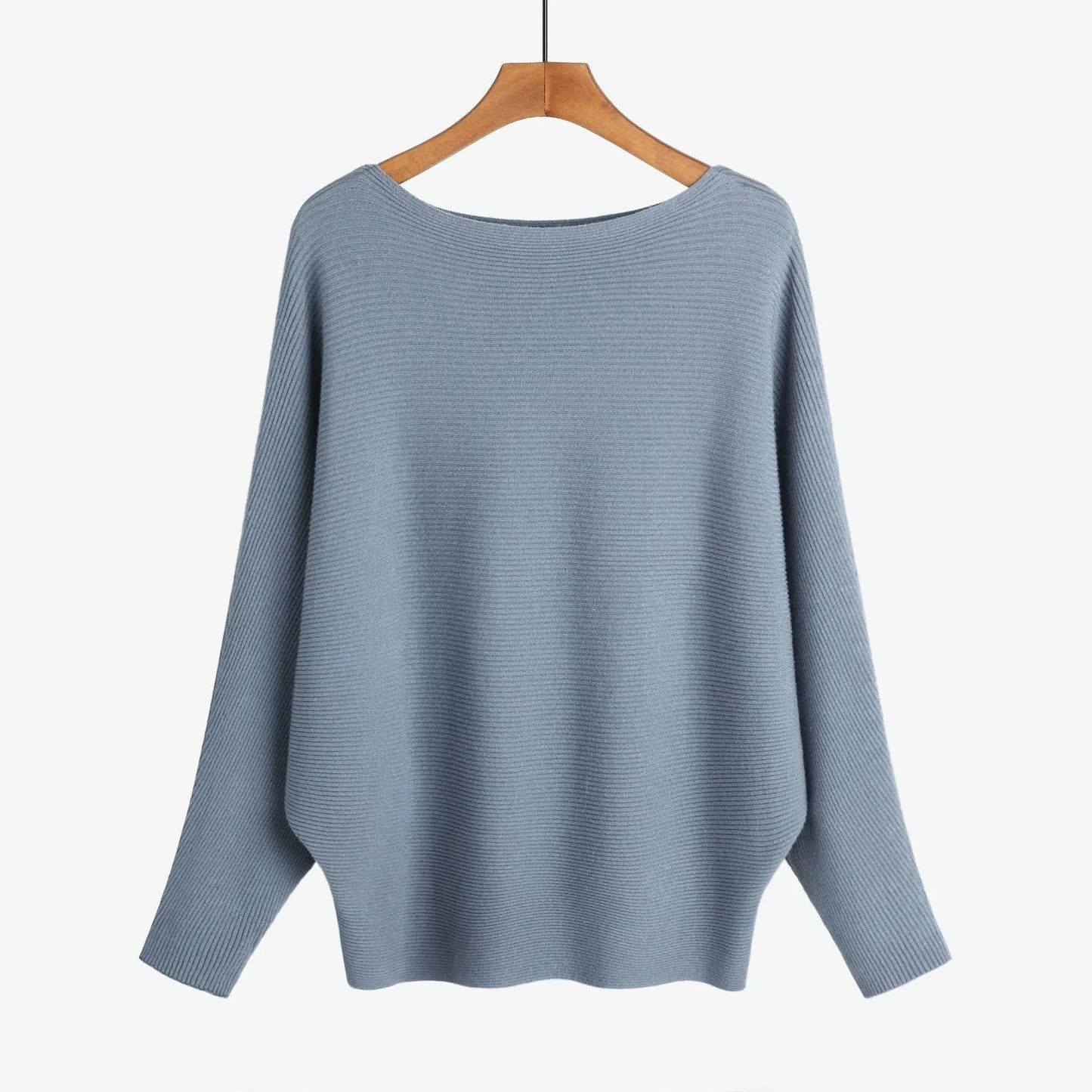 Women’s Wide Neck Relaxed Knit Jumper