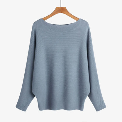 Women’s Wide Neck Relaxed Knit Jumper